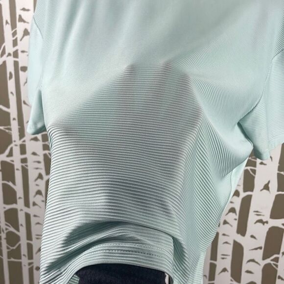 Adidas Split Sleeve Semi-Sheer Back T-Shirt sz S - Picture 7 of 9